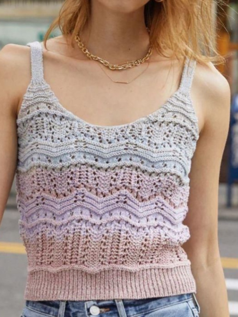 Heartloom Kato Cami Knit Tank Top Size Small Multicolor